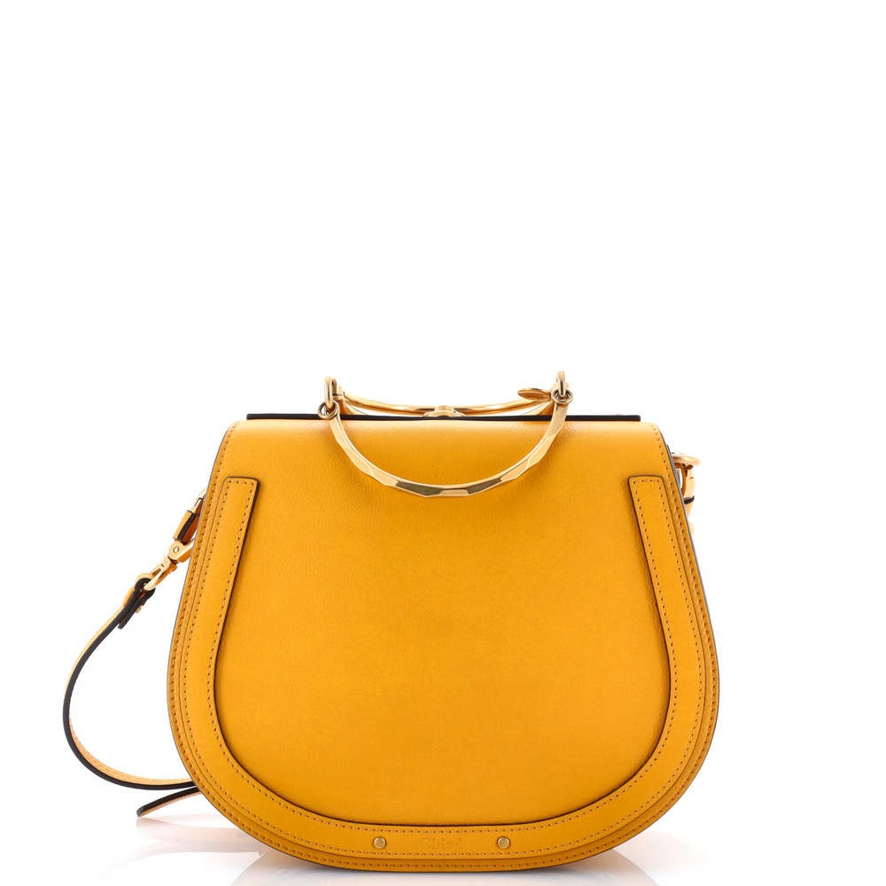 Chloe Yellow Saddle Bag
